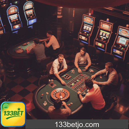 Imagem promocional do cassino online da 133BET mostrando jogos ao vivo